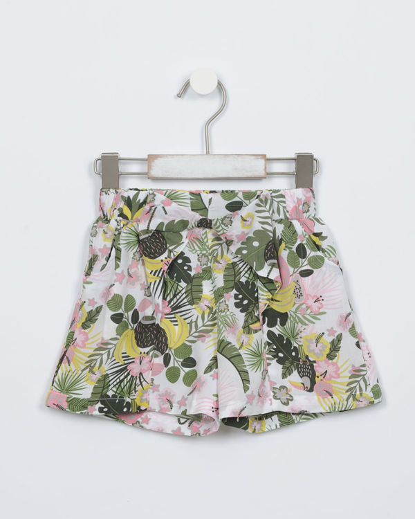 Picture of C2173 GIRLS SHORTS WITH PATTERN FRUITS AND BOW
